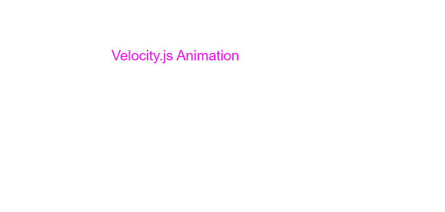 Velocity.js screenshot